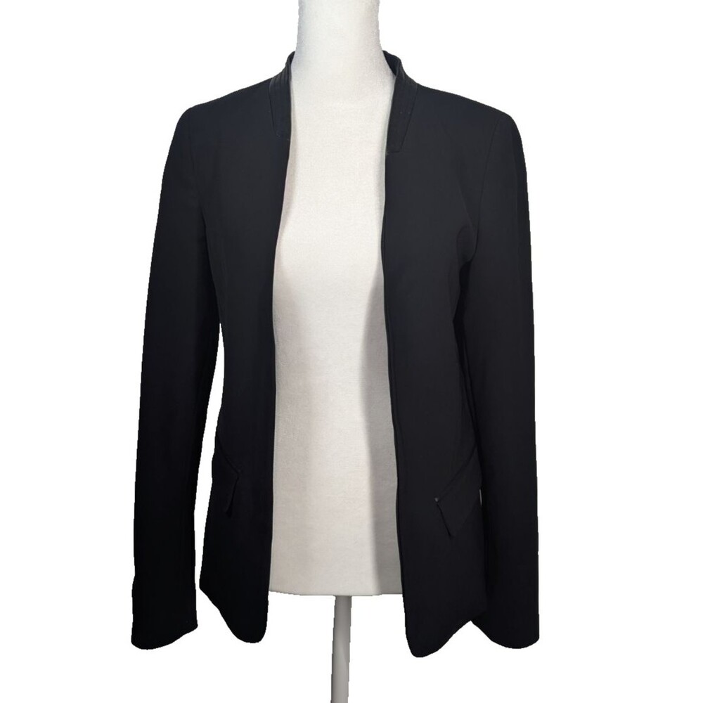 Maison 123 Women's Blazer Jacket. Size 36. Black. Fully Lined. Washable.